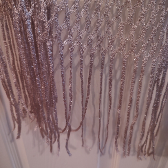 Maurices Silver Glitter Scarf - Picture 3 of 4